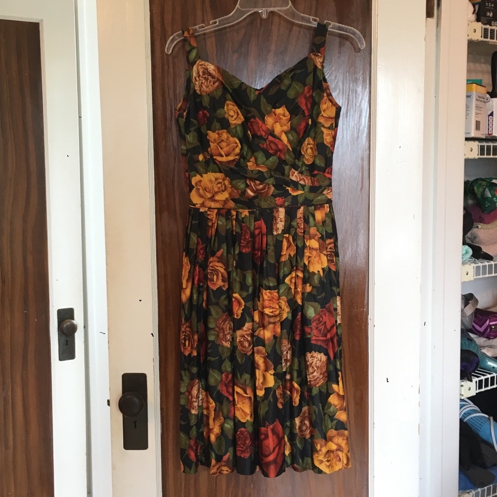 Vintage Floral Dress
